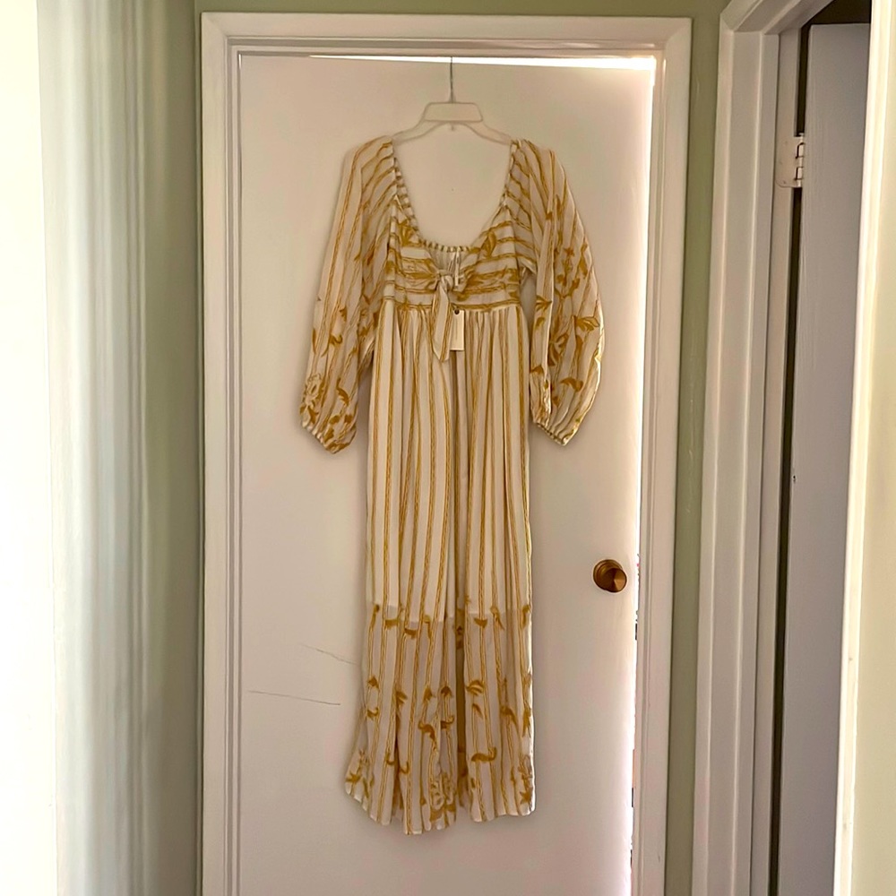 Brand new Anthropologie dress with beautiful stitching. Size Small - NWT
